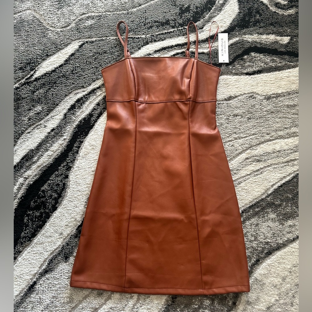 Kirious Faux Leather Dress